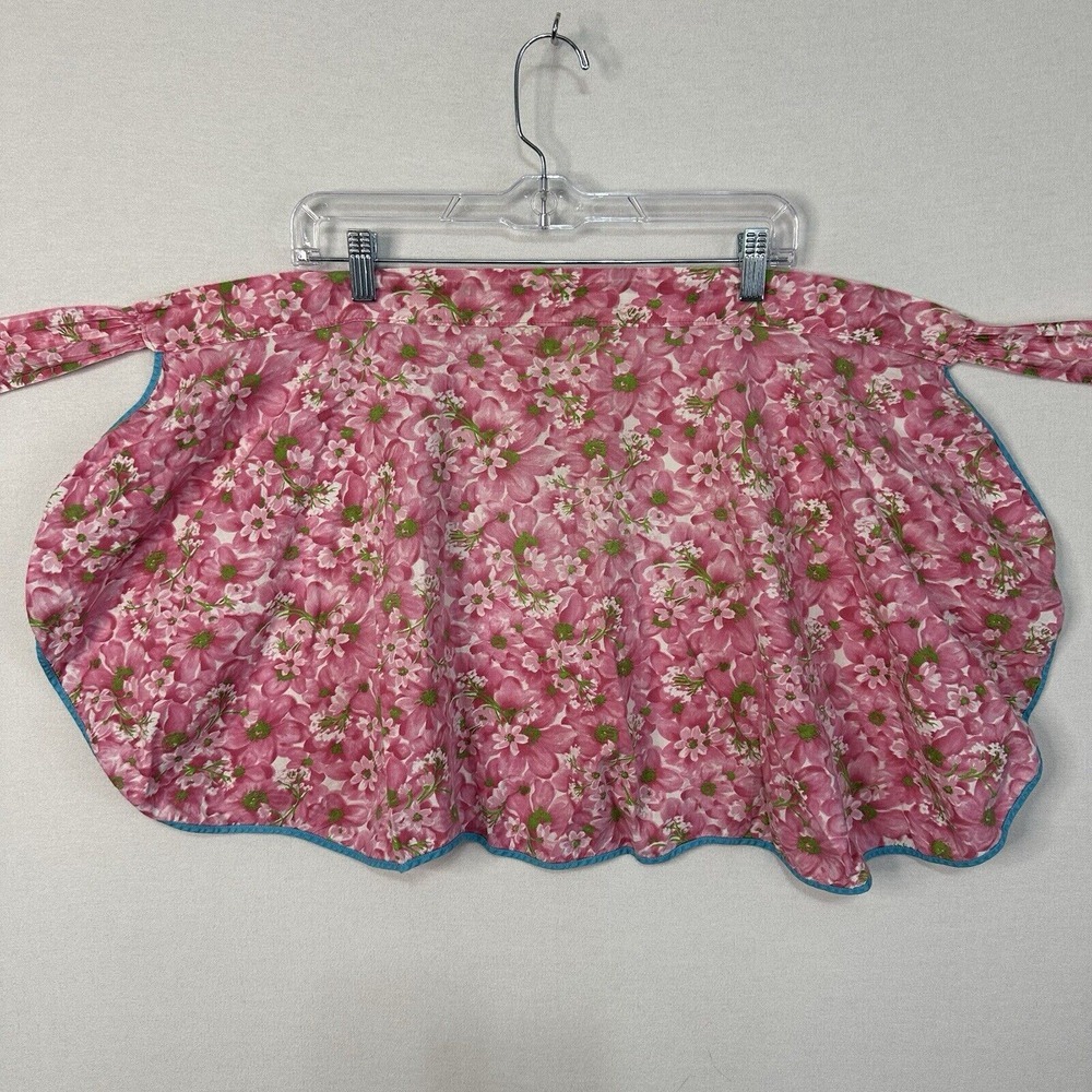 Homemade Half Apron Floral Skirt Tie In The Back